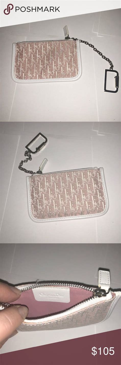 christian dior keyring|Christian Dior keychain wallet.